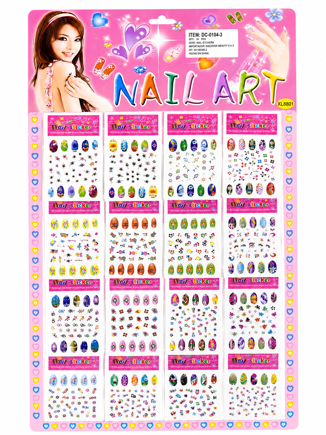 STICKERS REF: 0104-3